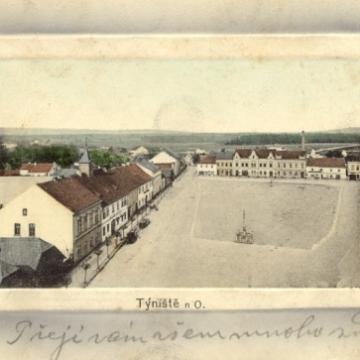 Pohled z věže kostela 1902